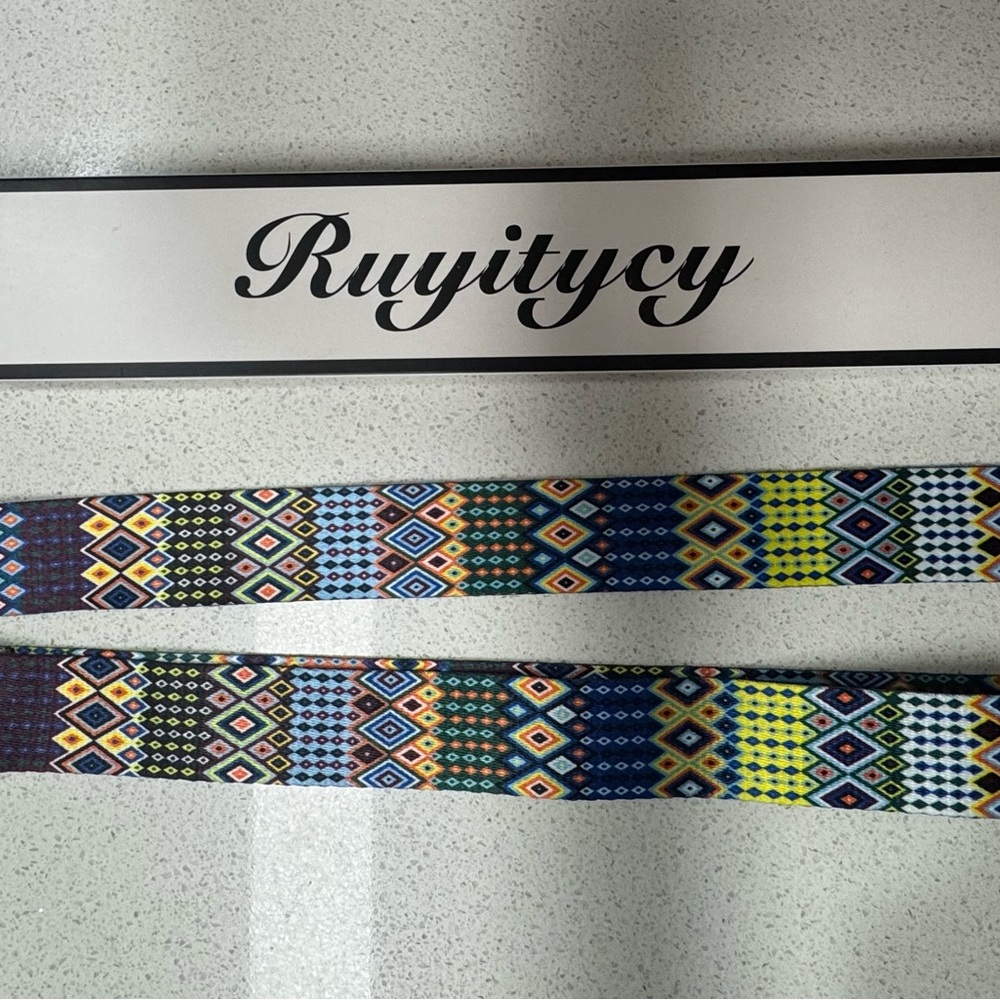 Ruyitcy Colorful Patterned Belt